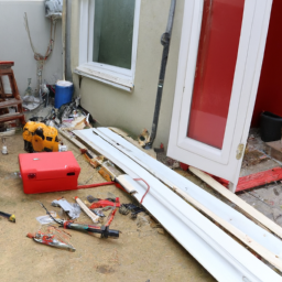 Extension de maison avec jardin d'hiver Escaudain