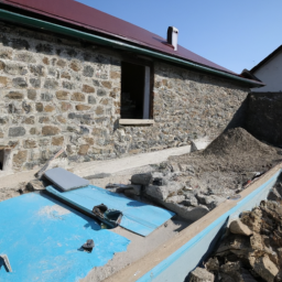 Extension de maison avec piscine couverte Fontainebleau